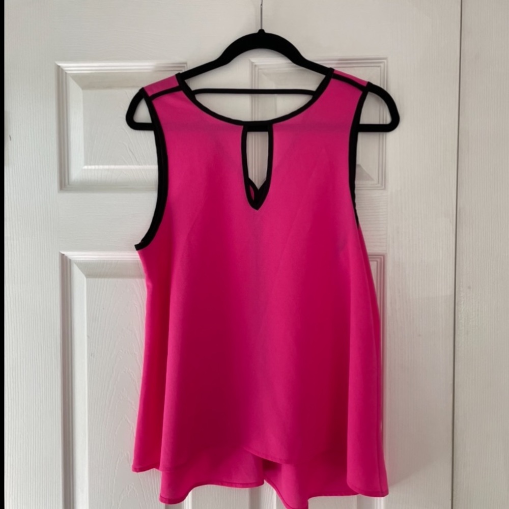 Fun bright sheer tank